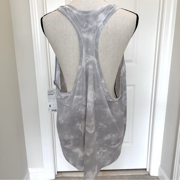 Athleta Ultimate Printed Train Tank in Gray SZ 2X - Picture 2 of 3